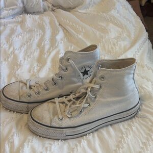 Converse All Star High-Tops in Off-White